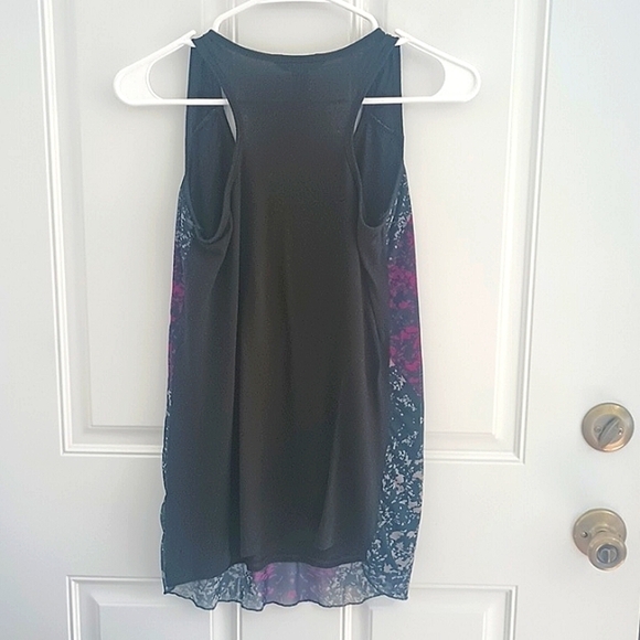 Cabi Heart of Love black sheer overlay racer back tank size XS - Picture 2 of 7
